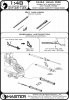 Master AM-48-126 Mi-24 (Hind D/E) - JakB-12.7 machine gun barrel and DUAS probe (metal and resin parts) 1:48